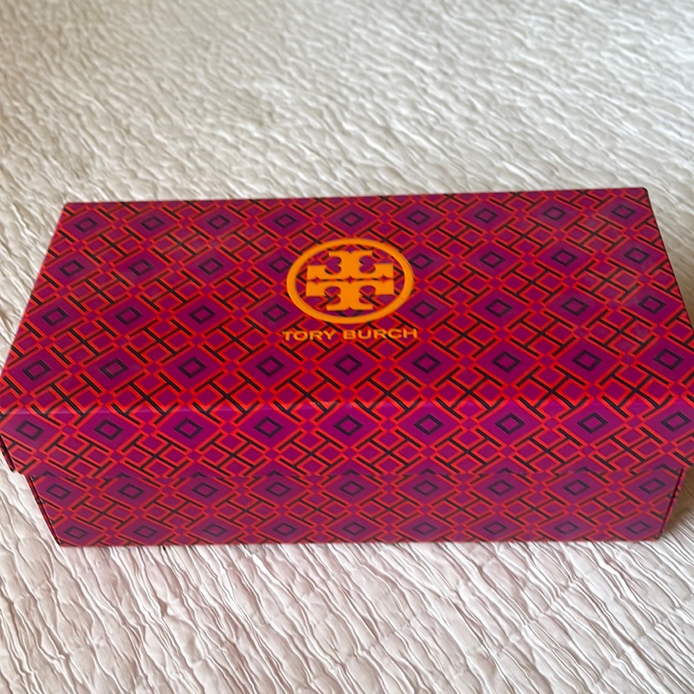 Tory Burch Marion Quilted Ballet Flat Size 11 Perfect Black